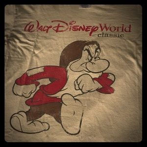 Preowned medium Disney character grumpy Smurf Tee